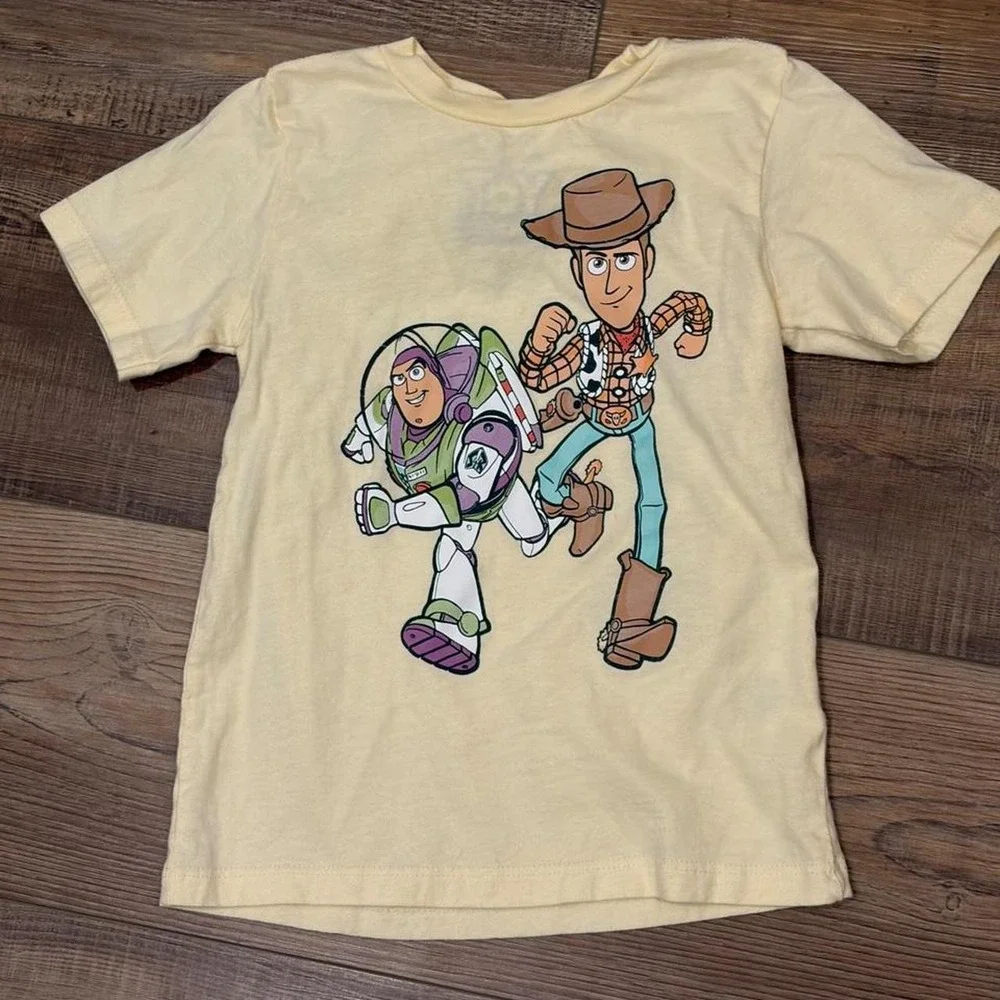 Disney Pixar Toy Story Buzz and Woody graphic tee in size 4T